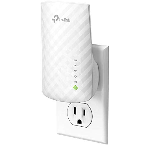 TP-Link AC750 WiFi Extender (RE220) - Covers Up to 1,200 Sq.ft and 20 Devices, Up to 750Mbps, Dual Band WiFi Range Extender, WiFi Booster to Extend Range of WiFi Internet Connection