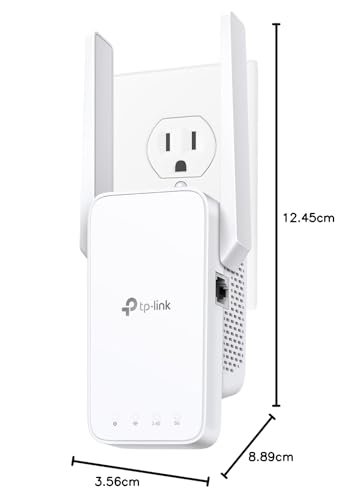 TP-Link AC1200 WiFi Extender (RE315) - Covers up to 1,500 Sq.ft and 25 Devices, Up to 1200Mbps, Dual Band WiFi Booster Repeater, Access Point Mode, white