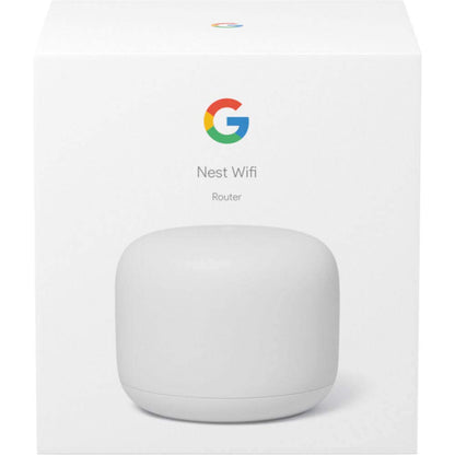 Google Nest WiFi - AC2200 - Mesh WiFi System - WiFi Router - 2200 Sq Ft Coverage - 1 Pack