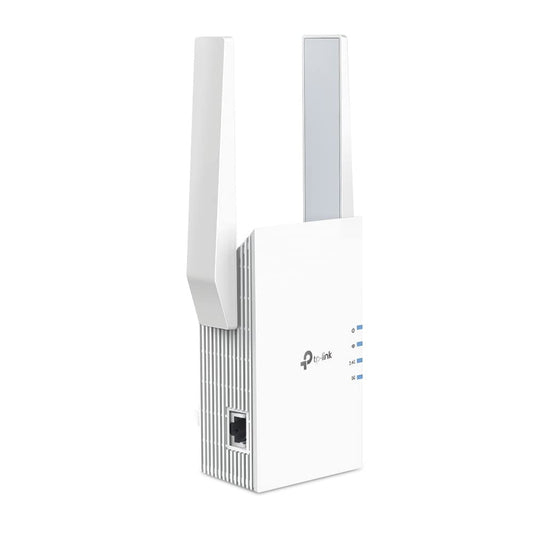 TP-Link AX3000 WiFi 6 Range Extender Internet Booster (RE705X) - Dual Band, AP Mode w/Gigabit Port, OFDMA, Beamforming, APP Setup, White