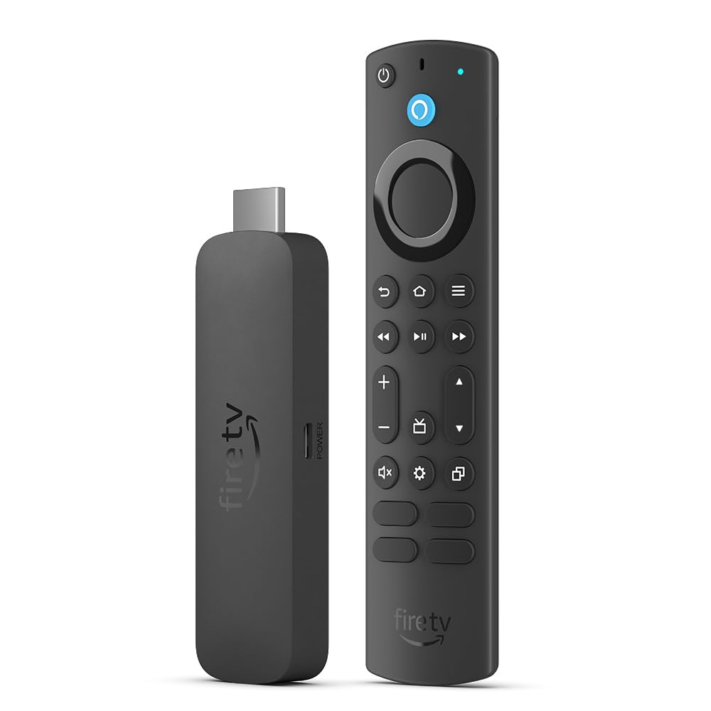 Amazon Fire TV Stick 4K Max streaming device, supports Wi-Fi 6E, free & live TV without cable or satellite