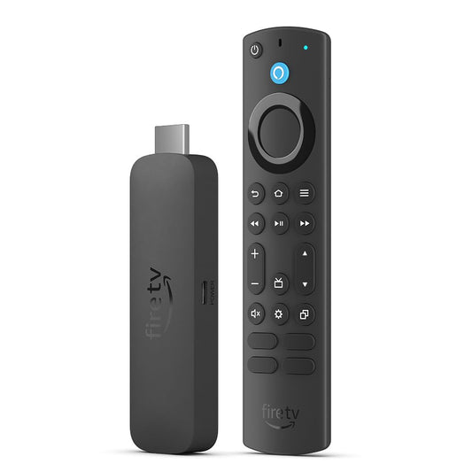 Amazon Fire TV Stick 4K Max streaming device, supports Wi-Fi 6E, free & live TV without cable or satellite