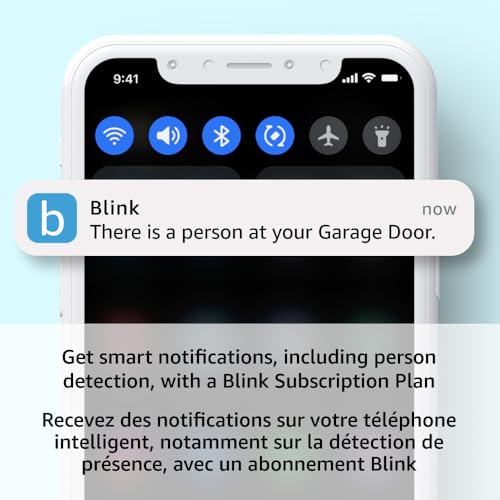 Blink Mini 2 — Plug-in smart security camera, HD night view in color, built-in spotlight, two-way audio, motion detection, Works with Alexa (White)