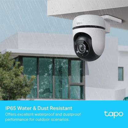 TP-Link Tapo 1080p Pan/Tilt Outdoor Wired Security Wi-Fi Camera, 360° Visual Coverage, Up to 98ft Night Vision, Motion/Person Detection, Physical Privacy Mode, Works w/Alexa &Google Home(Tapo C500)