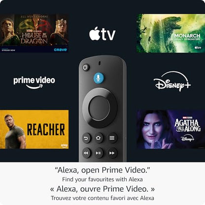 Amazon Fire TV Stick HD, free and live TV, Alexa Voice Remote, smart home controls, HD streaming