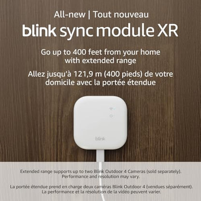 All-new Blink Sync Module XR — System hub for all Blink devices, go up to 400 feet from your home with extended range for Outdoor 4