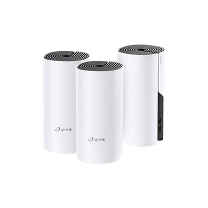 TP-Link Deco Whole Home Mesh WiFi System (Deco M4) – Up to 5,500 Sq. Ft. Coverage, Replaces Wireless Internet Routers and Extenders, Gigabit Ports, Works with Alexa, 3-Pack