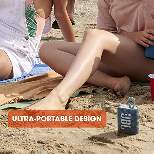JBL Go 3: Portable Speaker with Bluetooth, Built-in Battery, Waterproof and Dustproof Feature Black
