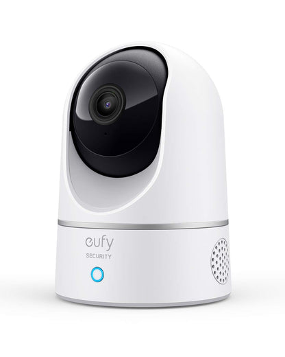 eufy Security Indoor Cam E220, 2K, Pan & Tilt, Indoor Security Camera, Wi-Fi Plug-in Camera, Human & Pet AI, Voice Assistant Compatibility, Night Vision, Motion Tracking, HomeBase not Compatible