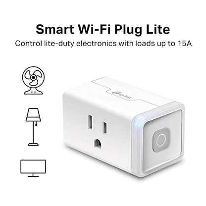 Kasa Smart Plug Mini by TP-Link (HS103) - Smart Home WiFi Outlet Works with Alexa, Echo and Google Home, No Hub Required, Remote Control, 2.4GHz WiFi Required, 15 Amp, UL Certified, 1-Pack, White