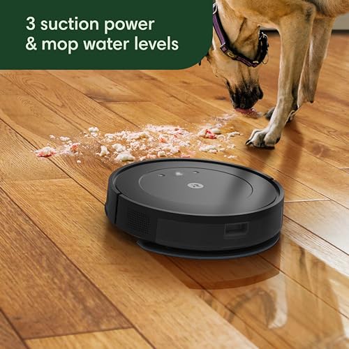 iRobot Roomba Combo Essential Robot Vacuum and Mop (Y0140) - Easy to use, Power-Lifting Suction, Vacuums and mops, Multi-Surface Cleaning, Smart Navigation Cleans in Neat Rows, Self-Charging, Alexa