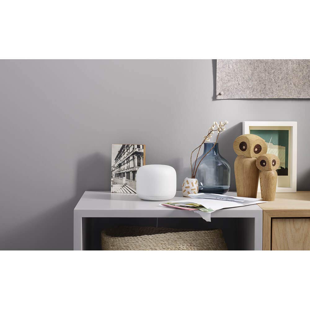 Google Nest WiFi - AC2200 - Mesh WiFi System - WiFi Router - 2200 Sq Ft Coverage - 1 Pack