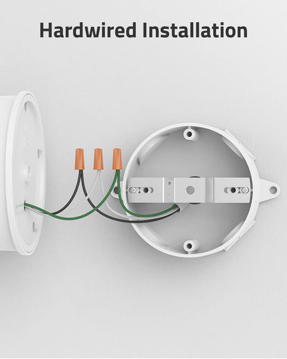 eufy Security Floodlight Cam E221, 2K, Built-in AI, 2-Way Audio, No Monthly Fees, 2,500-Lumen Brightness, Weatherproof, HomeBase Not Compatible, (Existing Outdoor Wiring and Junction Box Required)