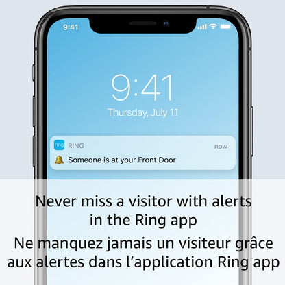 Ring Wired Doorbell Plus (Video Doorbell Pro) – Upgraded, with added security features and a sleek design (existing doorbell wiring required)
