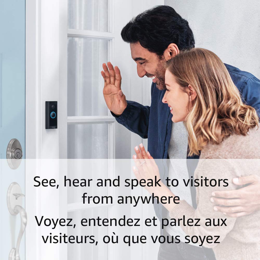 Ring Video Doorbell Wired | Use Two-Way Talk, advanced motion detection, HD camera and real-time alerts to monitor your front door (wiring required)