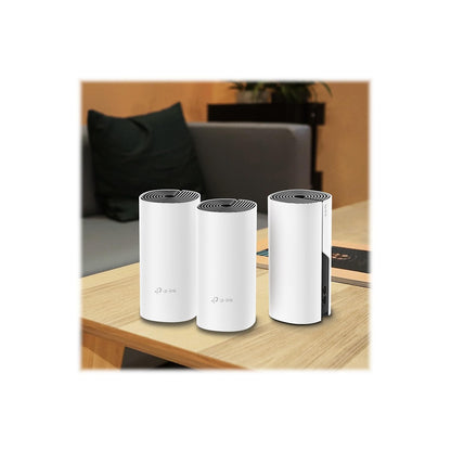 TP-Link Deco Whole Home Mesh WiFi System (Deco M4) – Up to 5,500 Sq. Ft. Coverage, Replaces Wireless Internet Routers and Extenders, Gigabit Ports, Works with Alexa, 3-Pack