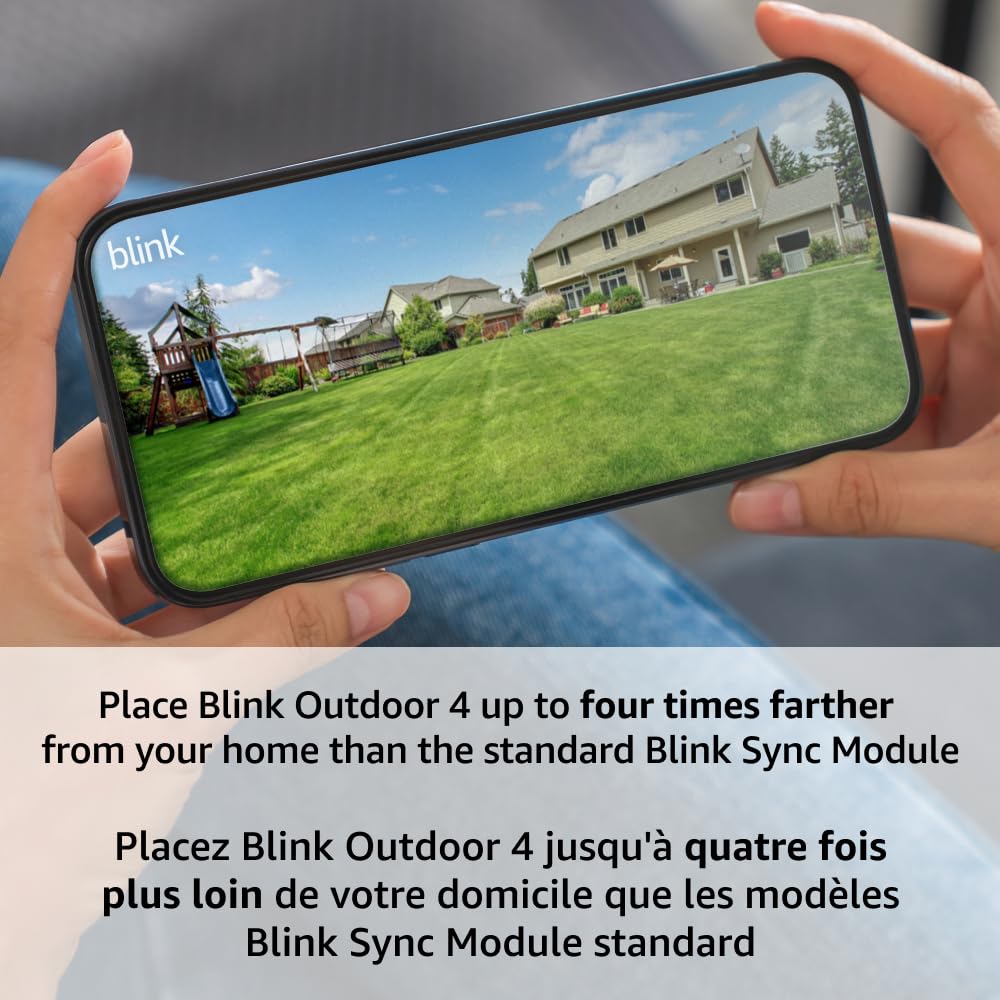 All-new Blink Sync Module XR — System hub for all Blink devices, go up to 400 feet from your home with extended range for Outdoor 4