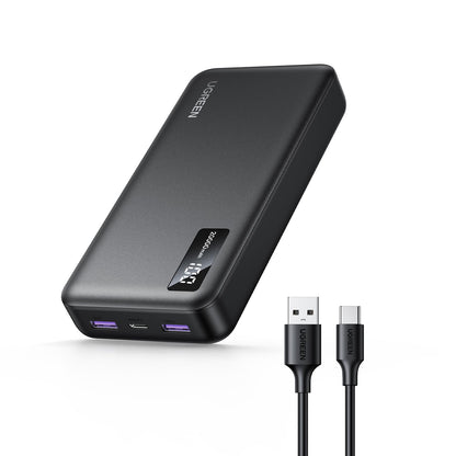 UGREEN Power Bank 20000mAh, 22.5W Portable Charger USB C Input and Output, PD 3.0 Fast Charging Battery Pack for iPhone 16/15/14/13, Galaxy S24/S23, Pixel 8, ipad, LG