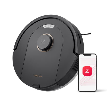 roborock Q5 Pro Robot Vacuum and Mop Combo, DuoRoller Brush, 5500Pa Suction, LiDAR Navigation, Robotic Vacuum Cleaner with 770ml Large Dustbin, 240 min Runtime, Smart No-Go Zone, Perfect for Pet Hair