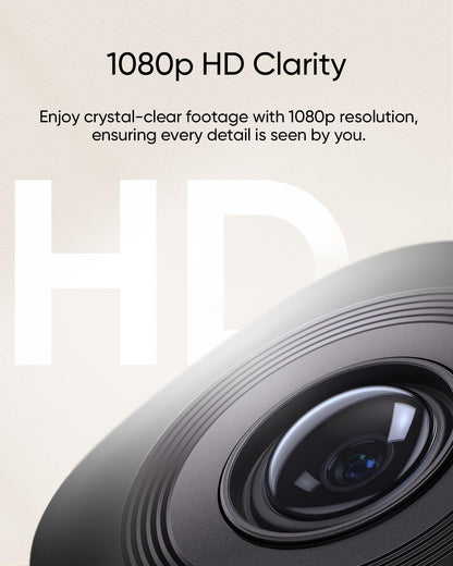 eufy Security Indoor Cam C210, 1080P Resolution Security Camera with 360° PTZ, Plug-in Security Indoor Camera with Wi-Fi, Human/Motion AI, Ideal for Home Security