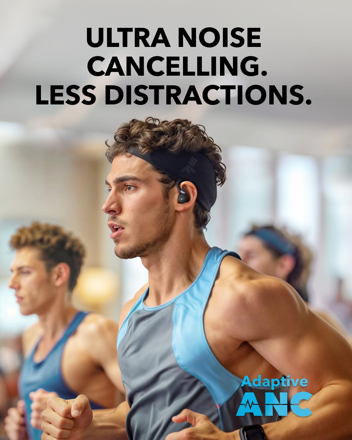 Soundcore Sport X20 by Anker, True-Wireless Workout Earbuds, Rotatable and Extendable Ear Hooks, Deep Bass, IP68 Waterproof, Sweatproof, Dustproof, 48H Play, Sport Earbuds for Gym