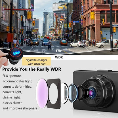 Dash Cam Dash Camera for Cars, Dash Cam Front and Rear Camera with 32G Card, Car Dashcam 1080P Dashboard Camera with Super Night Vision G-Sensor,WDR,Parking Monitor,Loop Recording