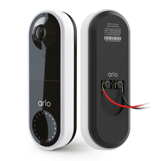 Arlo Video Doorbell | HD Video, Weather-Resistant, 2-Way Audio | Motion Detection and alerts | Compatible with Alexa | (AVD1001)