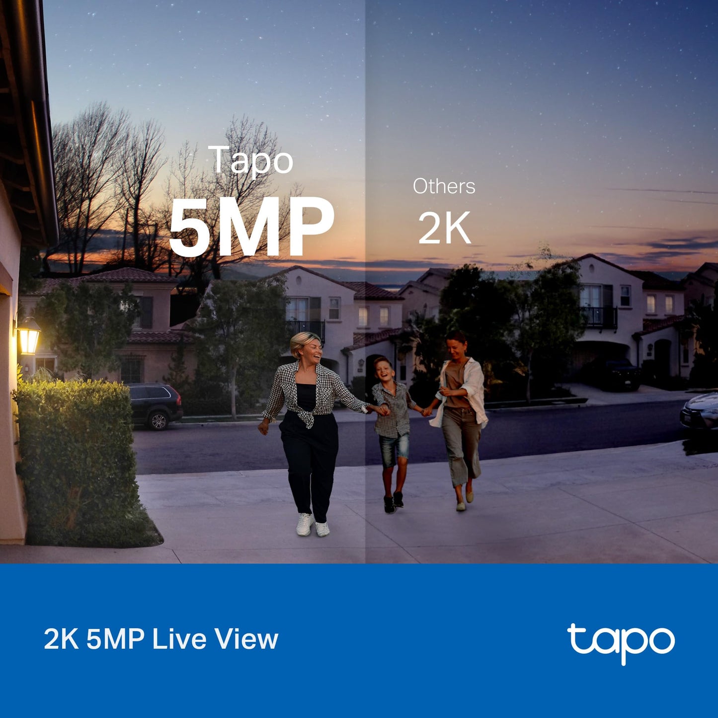 Tapo TP-Link Smart Video Doorbell Camera Wired, 2K 5MP, Color Night Vision, 180° Ultra-Wide FOV, 2-Way Audio, Free AI Detection, Cloud & SD Card Storage, Works w/Alexa & Google Home, D130