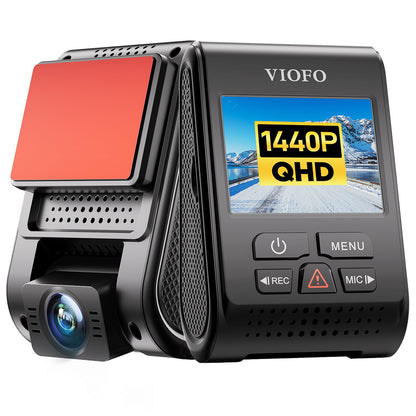 VIOFO A119 V3 Dash Cam 2K, GPS, True HDR, Buffered Parking Mode 24h, 2560x1660P Quad HD+ Car Dash Camera, Ultra Clear Night Vision, 140 Deg Wide Angle, Motion Detection, G-Sensor, Time Lapse, Loop Record