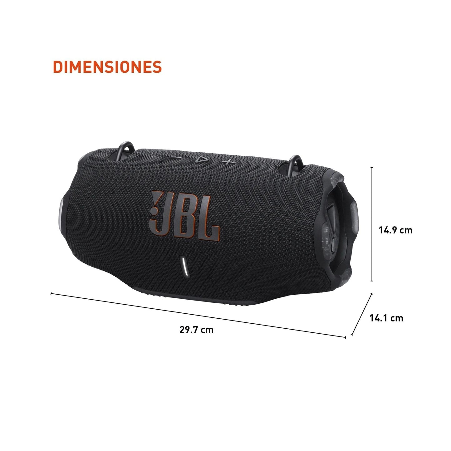 JBL Xtreme 4 - Portable Bluetooth Speaker, Powerful Sound and Deep Bass, IP67 Waterproof, 24 Hours of Playtime, Powerbank, PartyBoost for Multi-Speaker Pairing (Black) (Renewed)