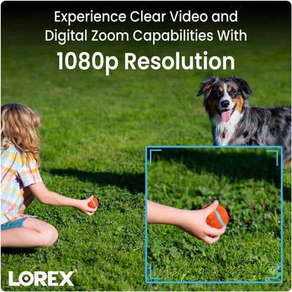 Lorex 1080p Resolution Wired Video Doorbell - Front Door Security with Motion Detection Camera and 2-Way Talk - Surveillance for Front Door, Home and Business