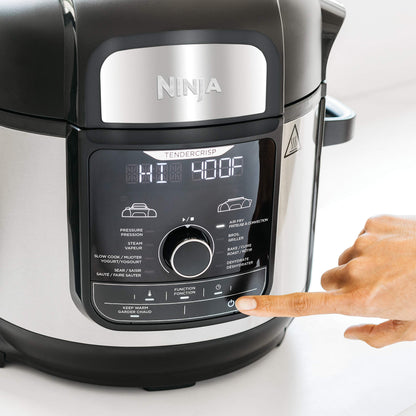 Ninja FD401C Foodi 8-qt. (7.6L) 12-in-1 Deluxe XL Pressure Cooker & Air Fryer - Stainless Steel (Canadian Version)