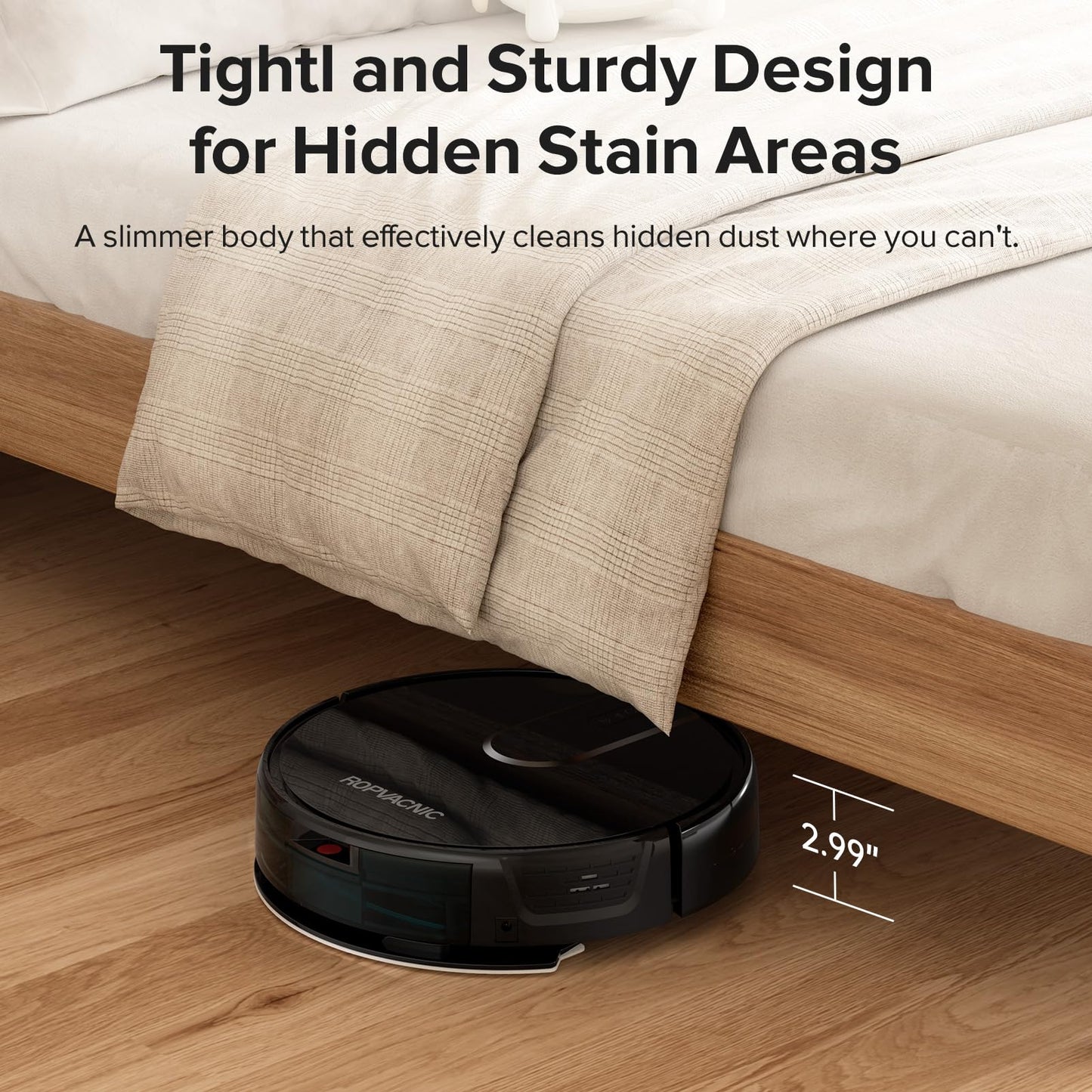 Robot Vacuum Cleaner Robot Vacuum and Mop Combo with 4000Pa Suction, Personalized Cleaning Adjustments, Self-Charging Robotic Vacuum Cleaner, Advanced Obstacle Avoidance (Gray Black)