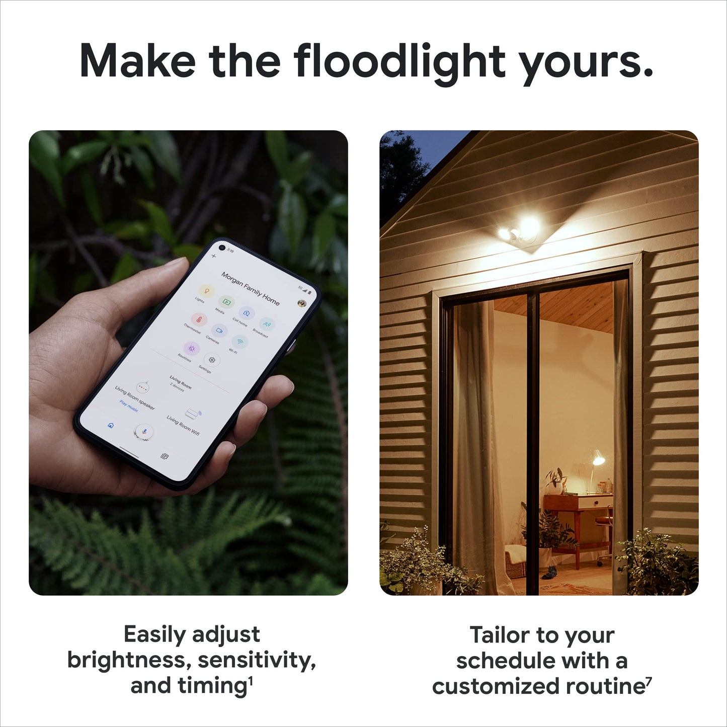 Google Nest Cam with Floodlight - Outdoor Camera - Floodlight Security Camera