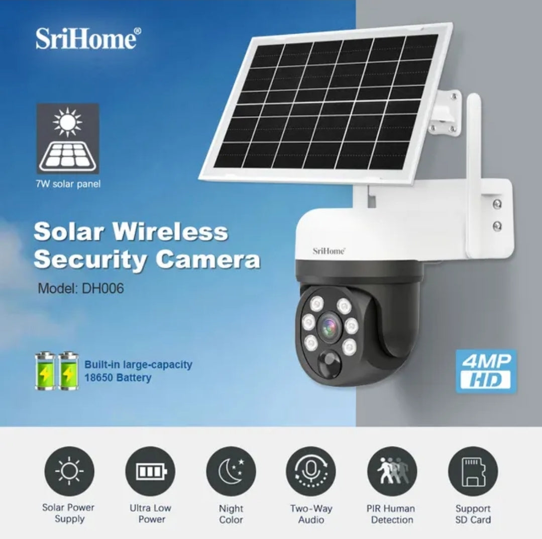 Smart Camera Solar PTZ Outdoor Security Cam