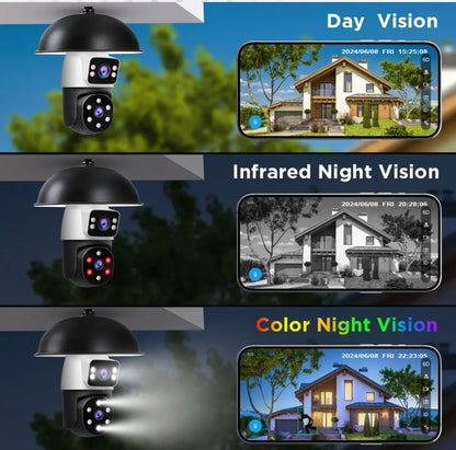 Smart Camera Dual Lens Wireless Bulb Camera