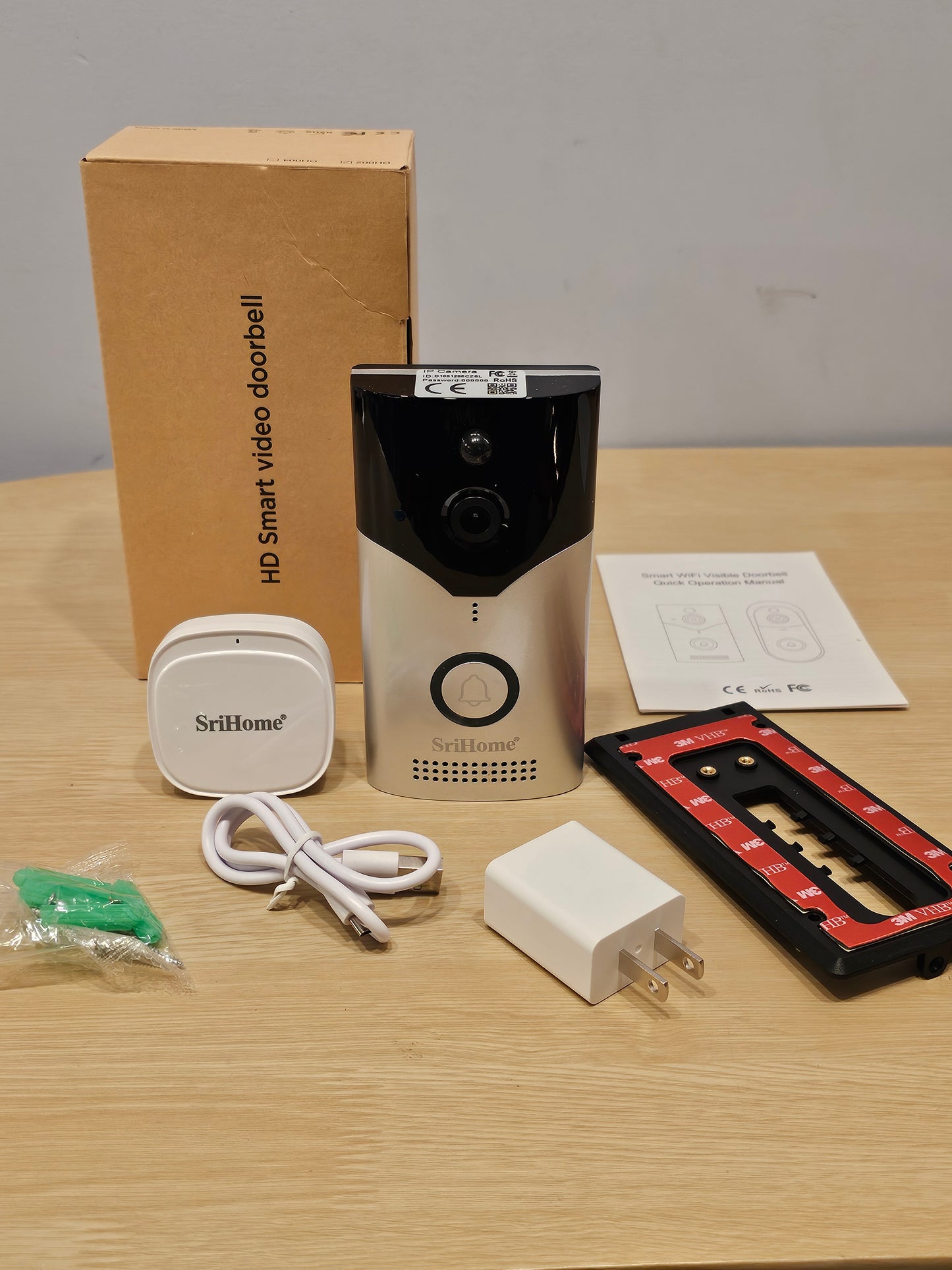 SRI Video Doorbell WIFI Camera