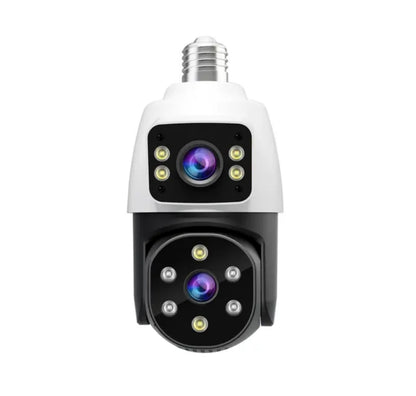 Smart Camera Dual Lens Wireless Bulb Camera