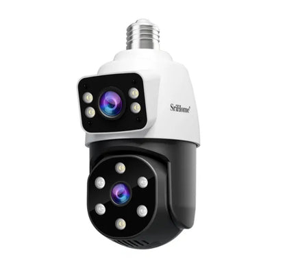 Smart Camera Dual Lens Wireless Bulb Camera